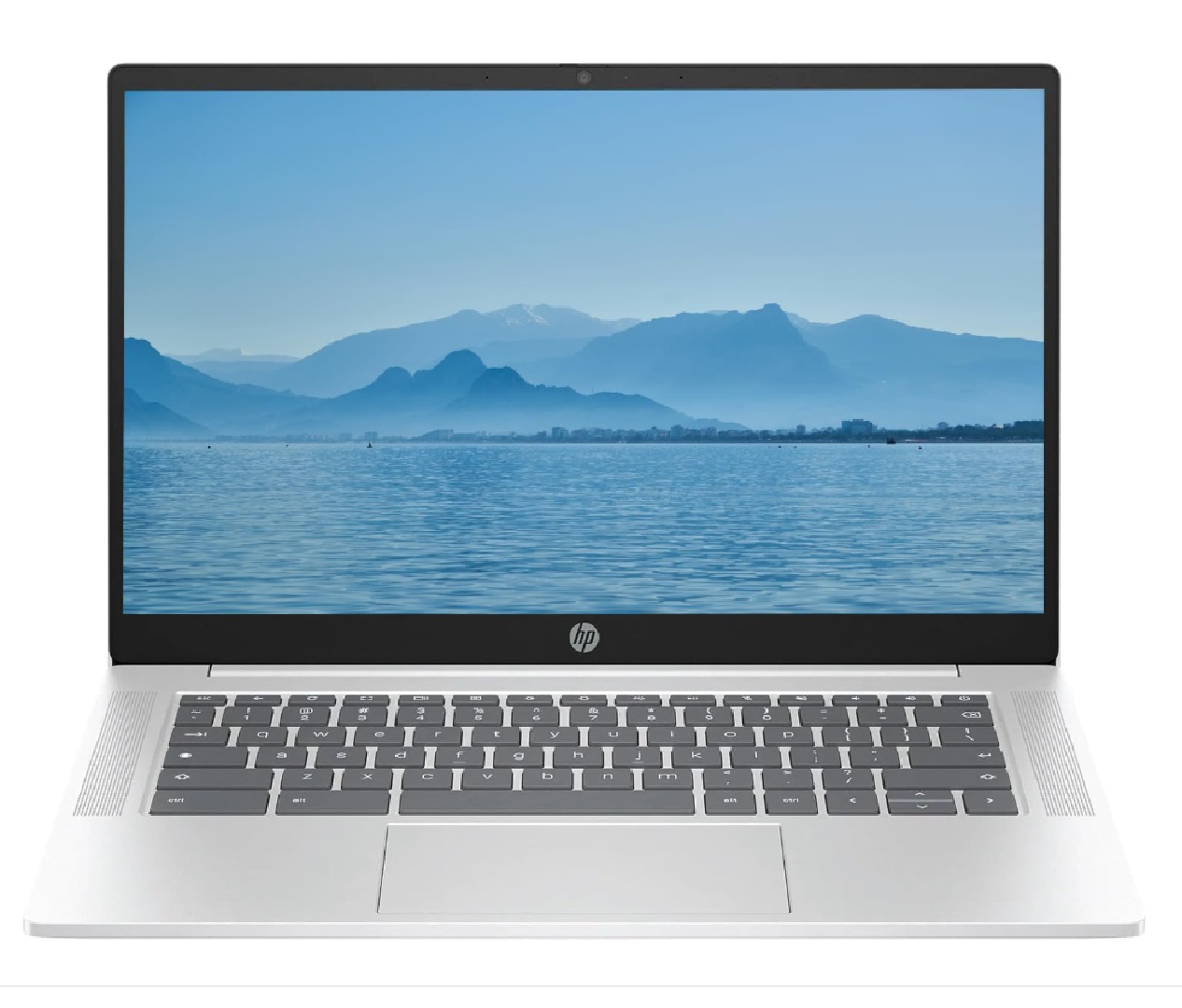 HP 2026 Lightweight Portable Chromebook, 14'' HD IPS Display, Intel Quad-Core N Processor Up to 3.70GHz, 4GB DDR5, 128GB SSD Storage, Ultra-Fast 6th Gen WiFi, Chrome OS, Pastel Silver, Renewed