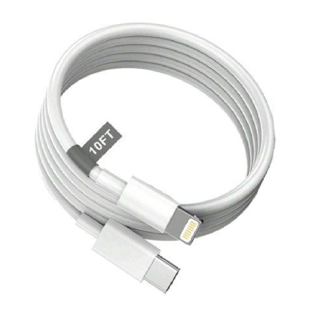 iPhone Charging Cable – USB-C to Lightning, 10 Feet