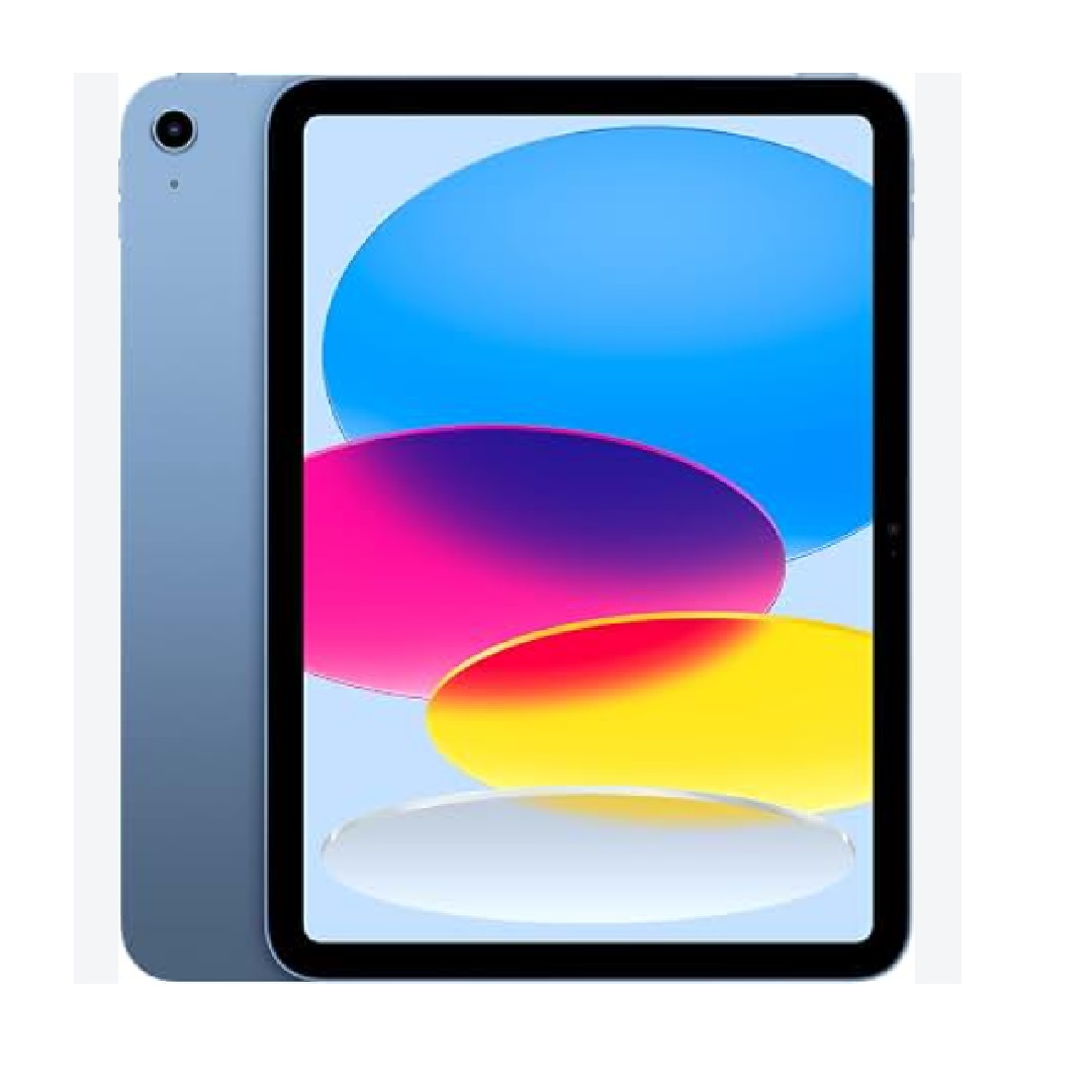 Apple iPad (10th Generation): with A14 Bionic chip, 10.9-inch Liquid Retina Display, 64GB, Wi-Fi 6, 12MP front/12MP Back Camera, Touch ID, All-Day Battery Life – Blue
